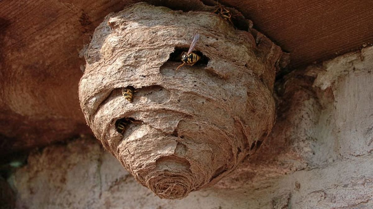 nid de frelons europeens